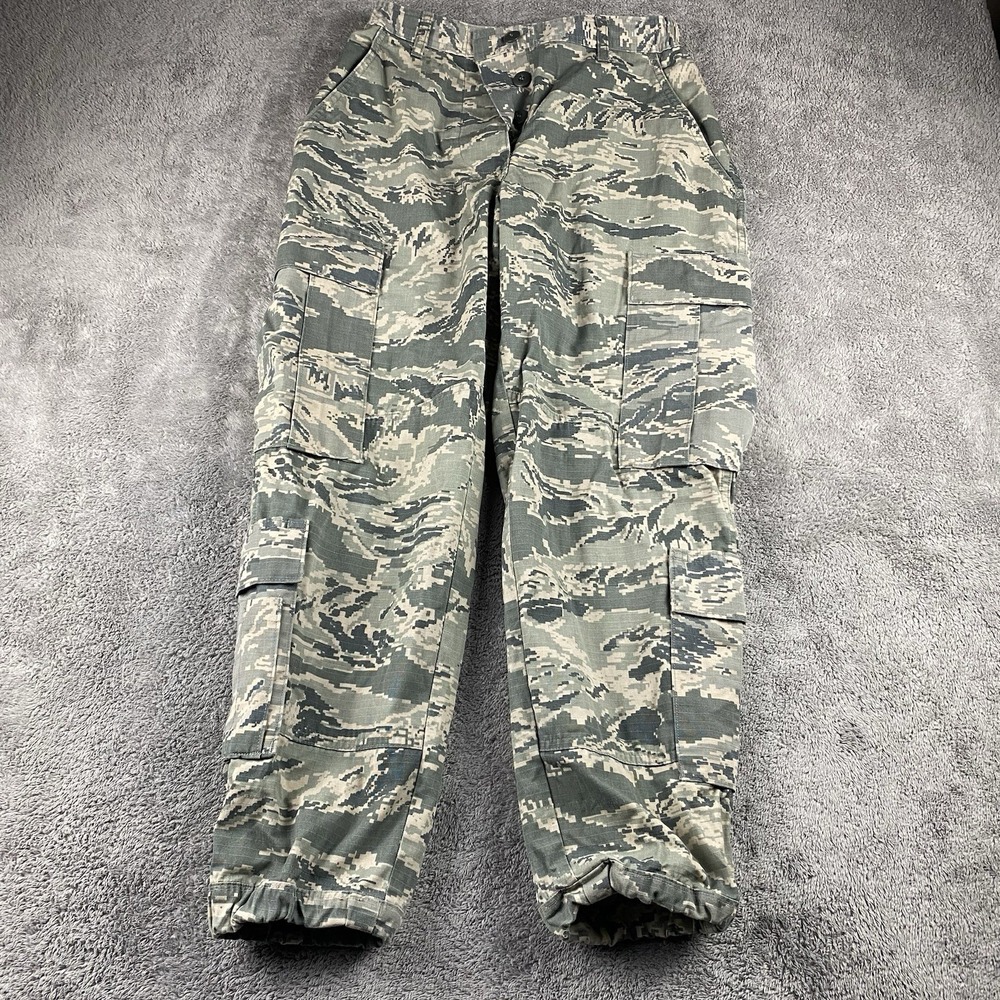 US Air Force Military Cargo Pants Camouflage Womens‎ 8 S 26x25 Button Fly